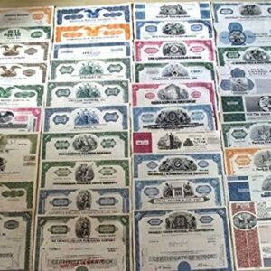 1965 No Mint Mark AMAZON SPECIAL! 100 DIFFERENT RARE ORIGINAL U.S. STOCKS, BONDS and DEBENTURES @ 79c! MANY BIG NAMES! LOWEST PRICE ON EARTH! 1 Share to $5000 Seller EXTRA FINE (AVERAGE GRADE)