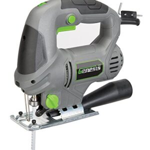 Genesis GJS500 5-Amp Variable-Speed Orbital Jigsaw with Blades