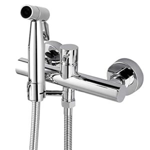 bidet wall warm water stainless steel faucet sprayer attachment for toilet mixed bidet faucet with hot and cold water single handle wall mount bidet sprayer