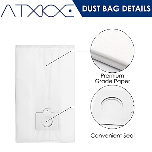 6 Pack Canister Vacuum Cleaner Dust Bag for Kenmore Type Q/C 5055,50557,50558，200 400 600 700 800 series Bag