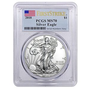 2018 silver eagle 2018 silver eagle $1 ms-70 pcgs first strike $1 ms-70 pcgs ms