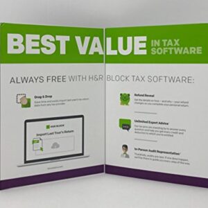 HR Block(R) Deluxe And State 2017 Tax Software, For PC/Mac, Traditional Disc