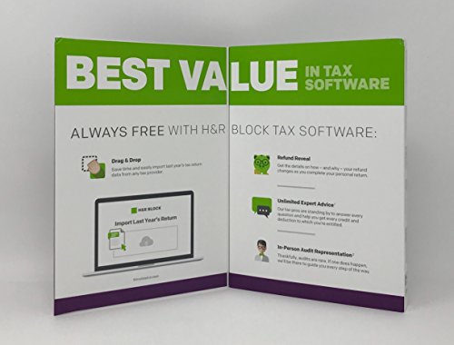 HR Block(R) Deluxe And State 2017 Tax Software, For PC/Mac, Traditional Disc