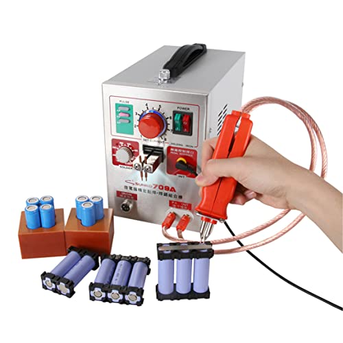 ZCM-JSD Spot Welder,709A Portable Soldering Station,Battery Welding Machine with Pen and Foot Pedal,for 18650 Lithium-ion Battery Pack Welding 0.3mm Nickel Strip