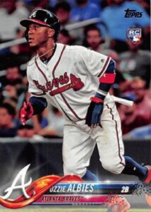 2018 topps #276 ozzie albies rc rookie atlanta braves