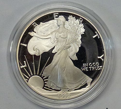 1992 S American 1 oz. Silver Eagle Dollar Proof US Mint