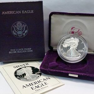 1989 S American 1 oz. Silver Eagle Dollar Proof US Mint