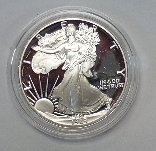 1989 S American 1 oz. Silver Eagle Dollar Proof US Mint