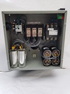 60hp 3 phase rotary converter panel