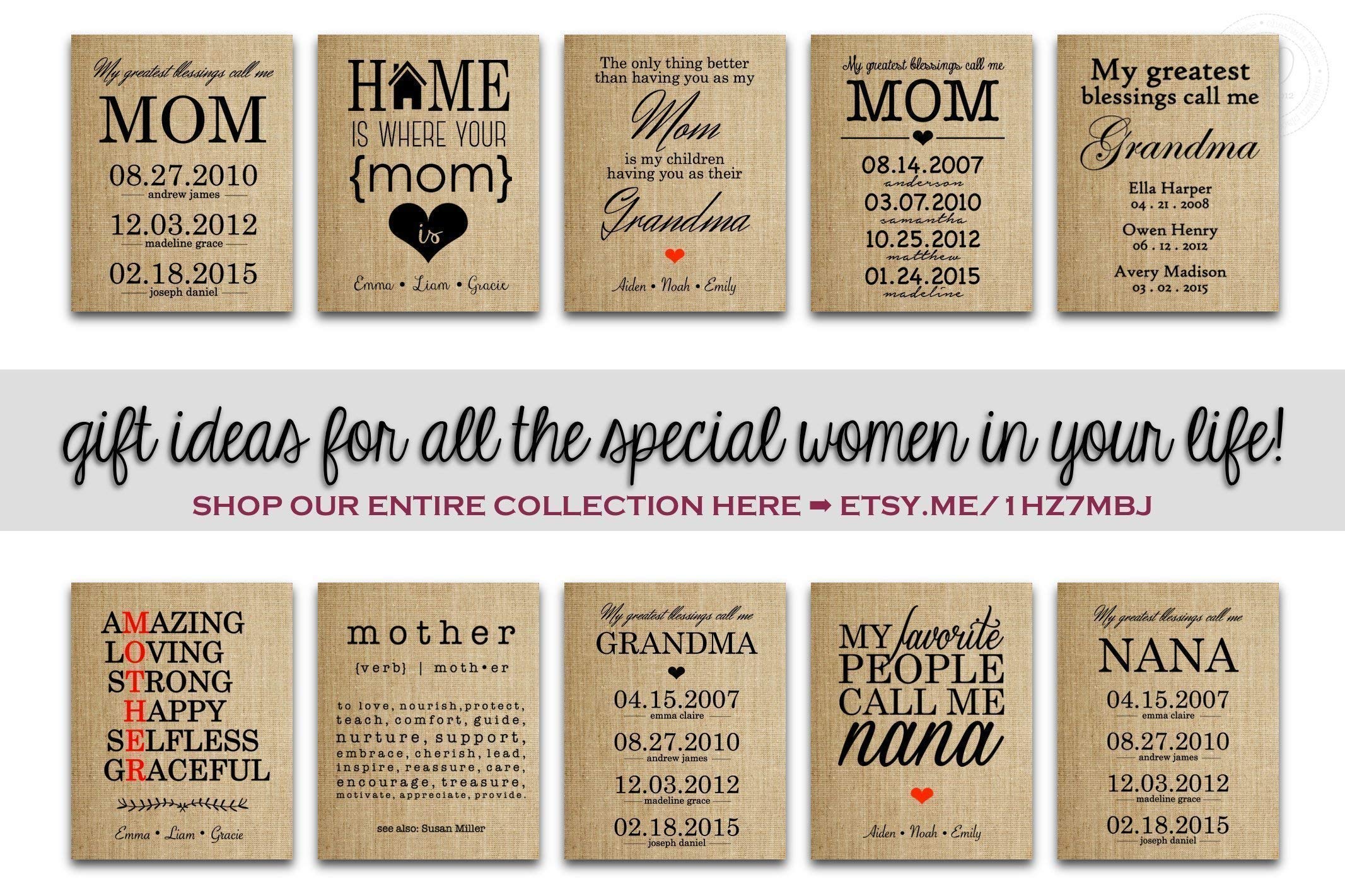 Personalized Gifts for Women, Wedding, Anniversary, Engagement, or Birthday Gift: What a Difference a Day Makes Burlap Print (UP TO 20 NAMES & DATES!)