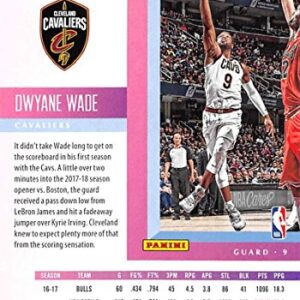 2017-18 Panini Status #93 Dwyane Wade Cavaliers