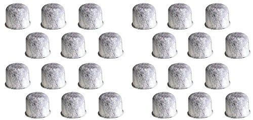 Nispira Charcoal Water Filters Replacement Compatible with Farberware 5-Cup Programmable Coffee Maker Part 103743-F, 24 Filters