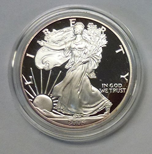 2004 W American 1 oz Silver Eagle Dollar US Mint PROOF