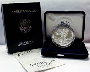 1997 p american 1 oz silver eagle dollar us mint proof