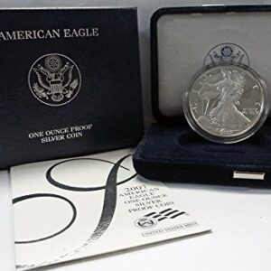 2007 W American 1 oz Silver Eagle Dollar PROOF US Mint