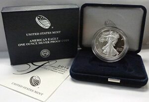 2014 w american 1 oz silver eagle dollar us mint proof