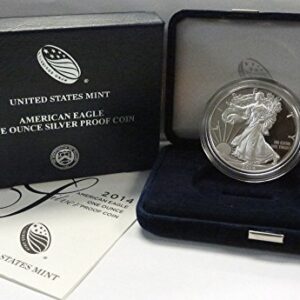 2014 W American 1 oz Silver Eagle Dollar US Mint PROOF