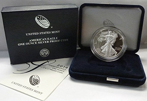 2014 W American 1 oz Silver Eagle Dollar US Mint PROOF