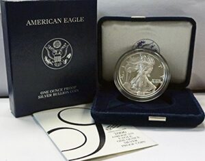 2006 w american 1 oz silver eagle dollar us mint proof