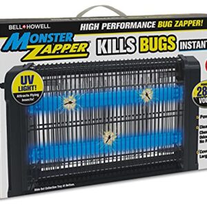 Bell + Howell Monster Zapper 2,800-Volt, 20-watts - Attracts and Kills Houseflies, Mosquitoes, Gnats - Electric Indoor Pest Control As Seen On TV