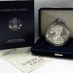 2001 W American 1 oz Silver Eagle Dollar PROOF US Mint