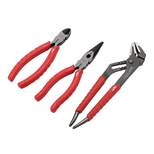 Milwaukee Pliers Set Alloy Stl 3pk