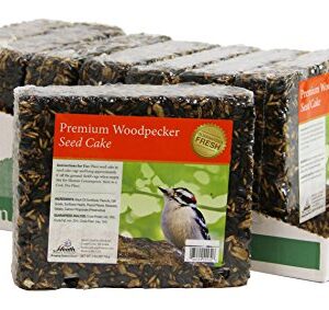 Heath Outdoor Products SC-32-8 Premium Woodpecker 2-Pound Seed Cake, Case of 8