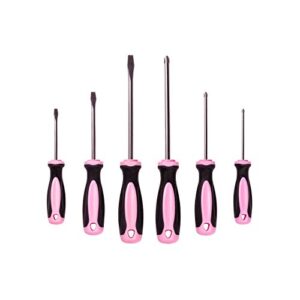 Pink Power Drill Set for Women - 18V Lightweight Pink Cordless Drill Driver & Electric Screwdriver Combo Kit with Tool Bag for Ladies Home Tool Kit - Wireless Pink Drill Set with Battery and Charger