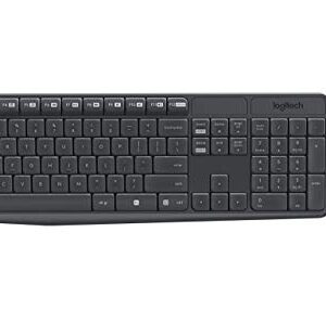 Logitech MK235 Wireless Keyboard and Mouse (Renewed)