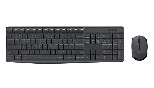 Logitech MK235 Wireless Keyboard and Mouse (Renewed)