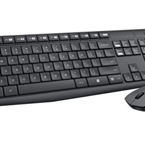 Logitech MK235 Wireless Keyboard and Mouse (Renewed)