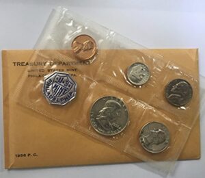 1956 p silver us proof set in original packaging from us mint proof