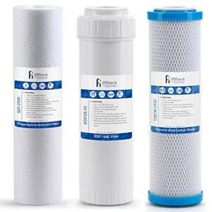 drinking water replacement filter set for 3 stage filtration systems