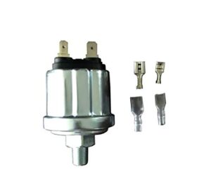iil oil pressure sender, 0-100 psi, datcon 240-33 ohm, w/20 psi alarm, blade type