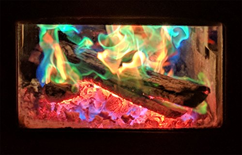 Mystical Fire Dragon Flames Flame Colorant Vibrant Long-Lasting Pulsating Flame Color Changer for Indoor or Outdoor Use 0.882 oz Packets 12 Pack