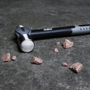 ABN Ball Pein Hammer 4-pc Set – 8, 12, 16, 24 oz Ounce – Fiberglass & Carbon Steel for Metal Rivet, Chisel, Punch