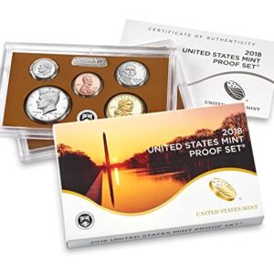 2018 S 10 Coin Clad Proof Set in OGP with CoA Proof