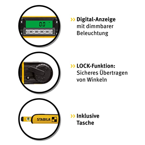 STABILA TECH 700 DA Digital Electronic Angle Finder - 45cm (18903)