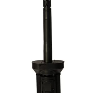 Q-Stoves Q-Flame Portable Wood Pellet Outdoor Heater, 106,000 BTU per hour, Eco-Friendly, for Patio, Backyard, Camping and Going Off-Grid