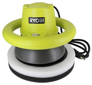 ryobi rb102g 0.75 amp 3200 opm orbital buffer w/ 6 foot cord and 2 included buffing pads