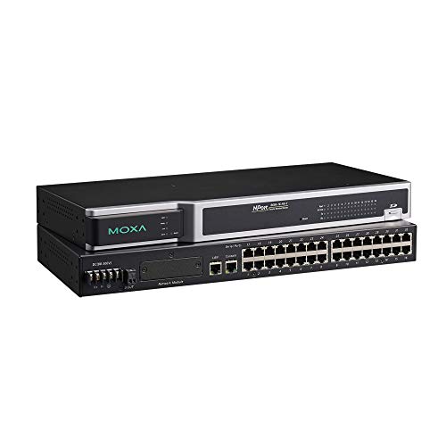 MOXA NPort 6650-16 - 16 Ports Rackmount RS-232/422/485 Secure Device Server, 100V~240VAC Input