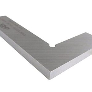 Kinex 4033-12-010 4 Inches Tall x 2.75 Inches Wide Flat Solid Machinist Square DIN 875/1 Square to w/in 0.0005 Inches