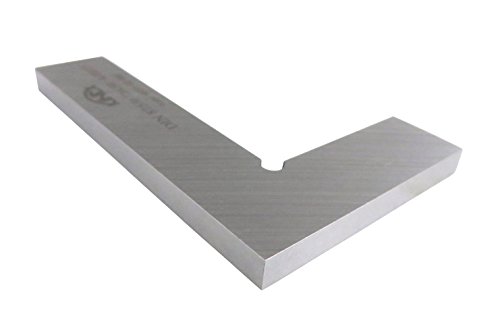 Kinex 4033-12-010 4 Inches Tall x 2.75 Inches Wide Flat Solid Machinist Square DIN 875/1 Square to w/in 0.0005 Inches