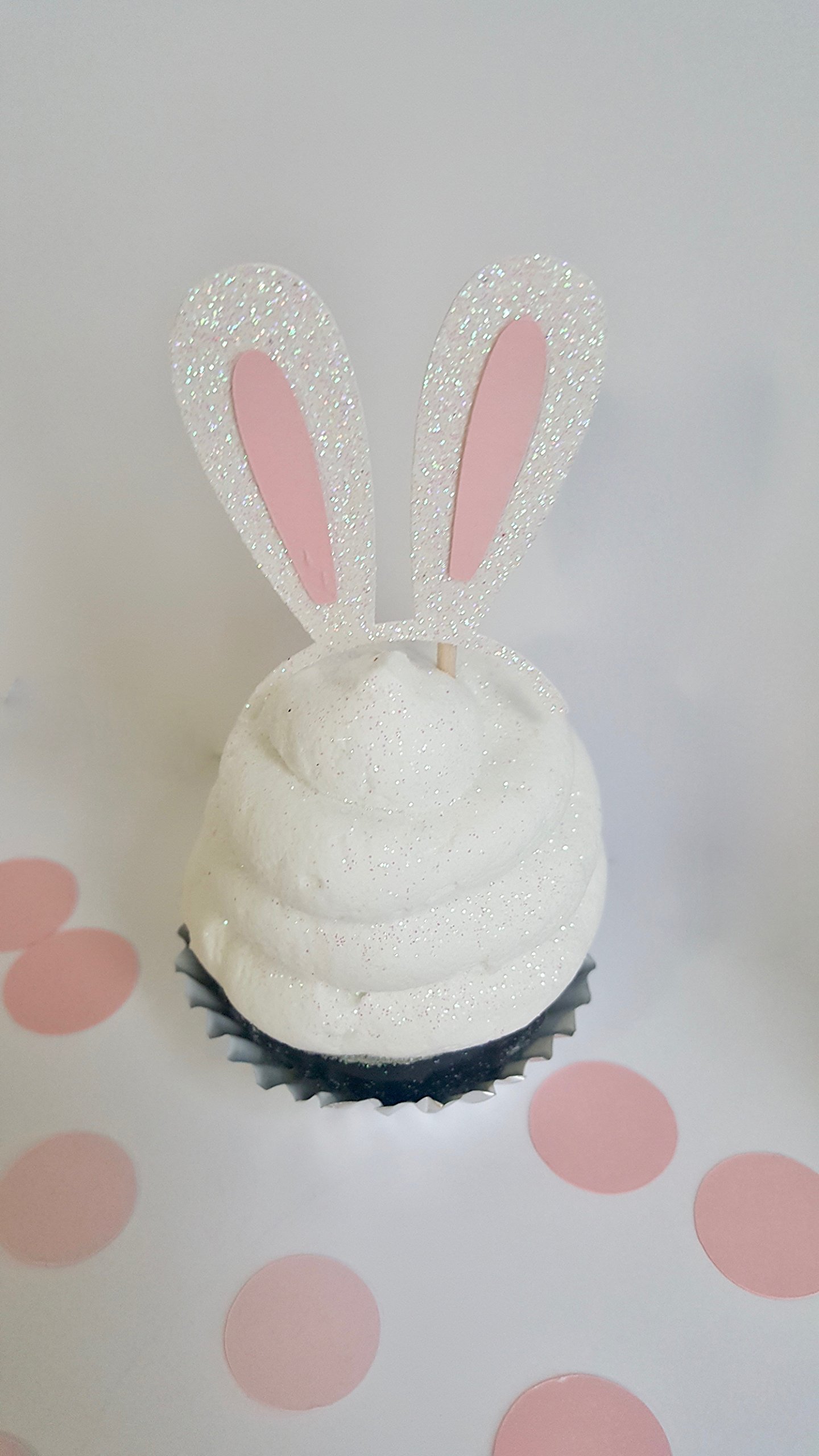 Bunny Ears Cupcake Toppers