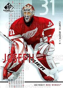 (ci) curtis joseph hockey card 2002-03 sp game used (base) 19 curtis joseph