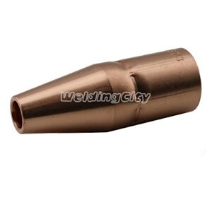 weldingcity 2-pk mig welding gun tapered nozzle 176243 (3/8") for miller migmatic m-25/m-40 and hobart series mig guns