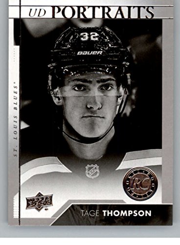 2017-18 Upper Deck Portraits #P-92 Tage Thompson Blues