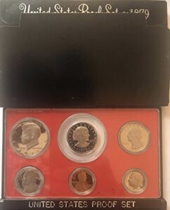 1979 s us proof set type 2 ii comes in original us mint packaging proof