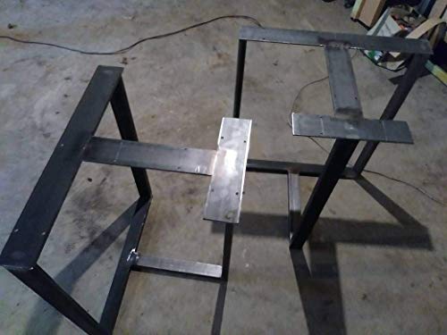 metal table legs -t shaped table base -industrial table base -metal legs for table -rustic table legs -trestle table legs -trestle base -modern table legs