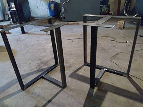 metal table legs -t shaped table base -industrial table base -metal legs for table -rustic table legs -trestle table legs -trestle base -modern table legs